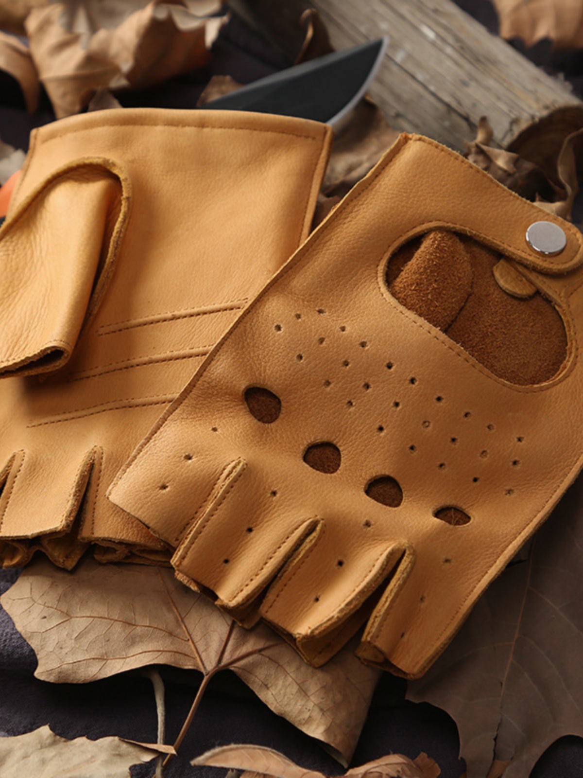 Men's Outdoor Leather Gloves H - đánh giá và giá Leather Driving Glove