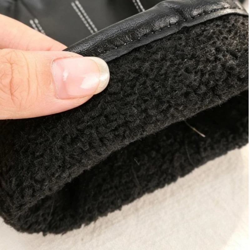 1/2Pairs Winter Faux Leather G - đánh giá và giá Leather Driving Glove