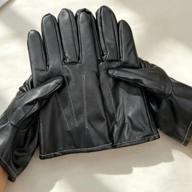 1/2Pairs Winter Faux Leather G - đánh giá và giá Leather Driving Glove