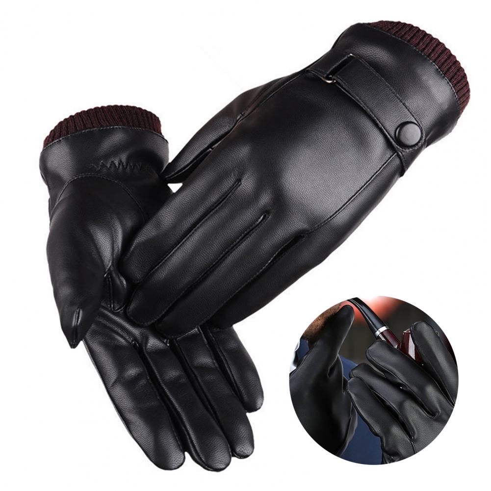 Faux Leather Full Finger Touch - đánh giá và giá Winter Glove Insulated