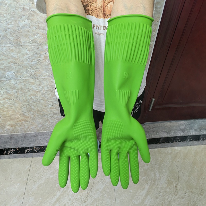 1Pair Lengthen Dishwashing Cle - đánh giá và giá Rubber Glove Cleaning